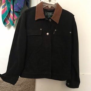 Vintage Ralph Lauren Black Jean Jacket